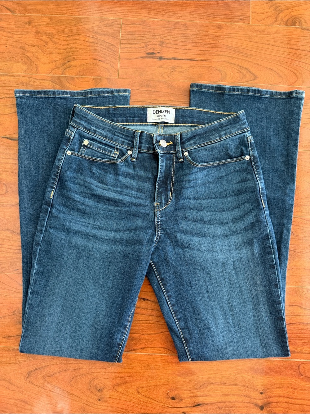 Denizen Levi's Mid Rise Bootcut Dark Wash Jeans